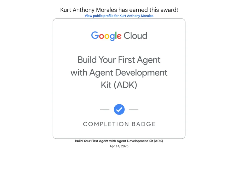 Agent development with ADK.