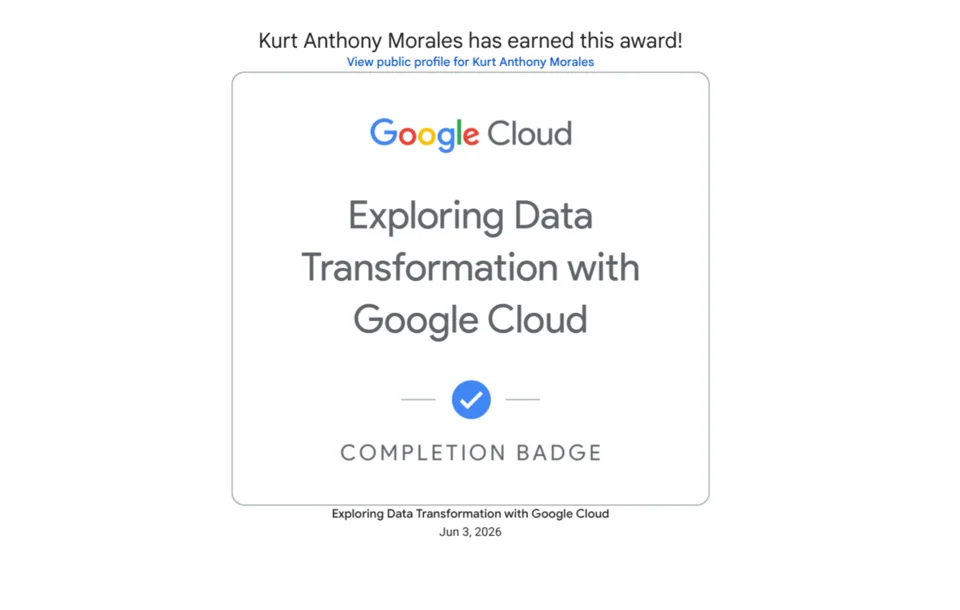Data transformation and cloud foundations.