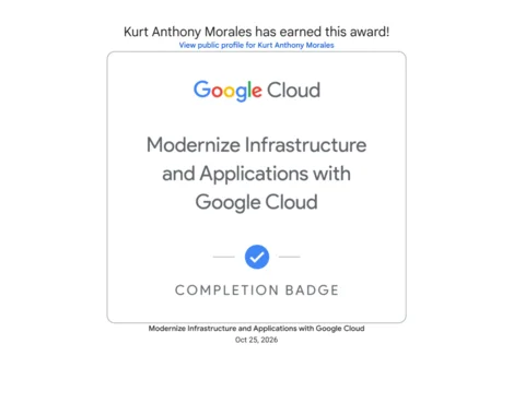 Infrastructure and application modernization.