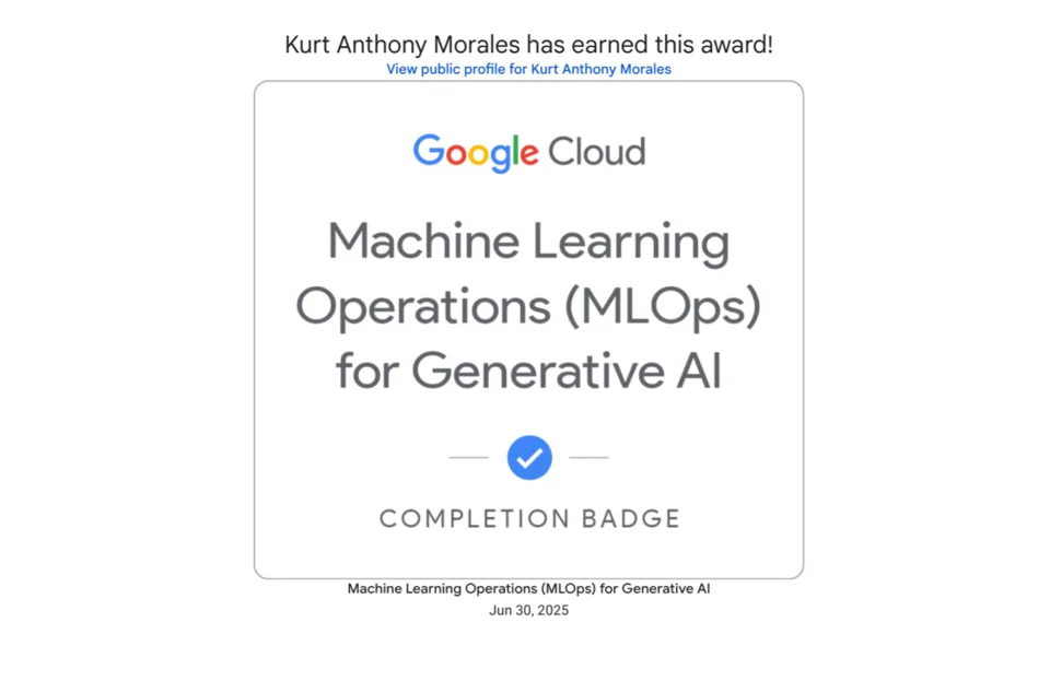 Operations for generative AI systems.